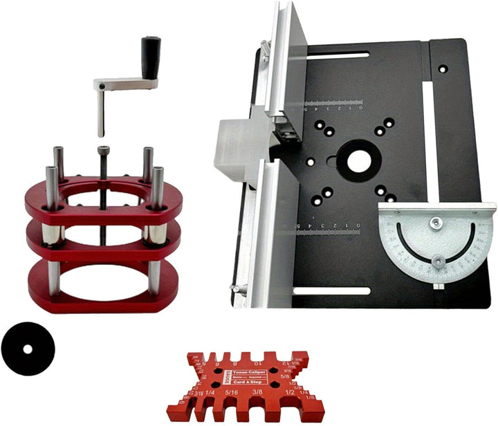 Oberfräsen-Liftsystem,Präzisions-Oberfräsen-Lift | Oberfräsenlift aus Aluminium mit Oberplatte,Tisch