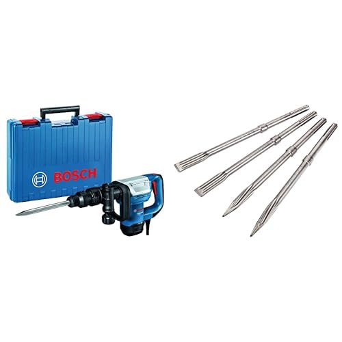 Bosch Professional Schlaghammer GSH 5 (SDS max., Schlagenergie 7,5 J, 1.100 Watt, inkl. Spitzmeissel