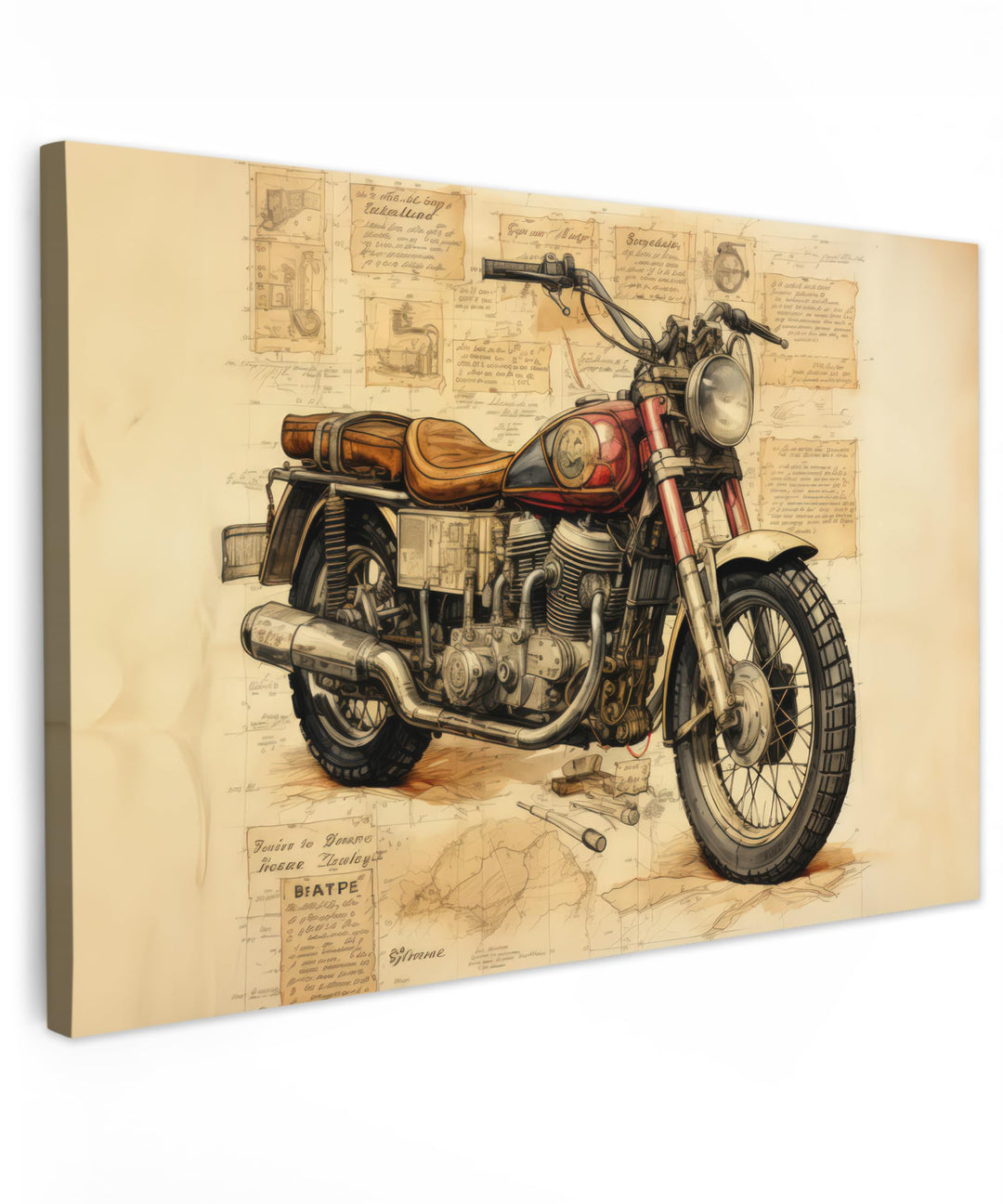 MuchoWow© Leinwandbild Gross 120x80 cm XXL Dekoration Wohnzimmer Bilder Aufhängen Wall Decoration Li