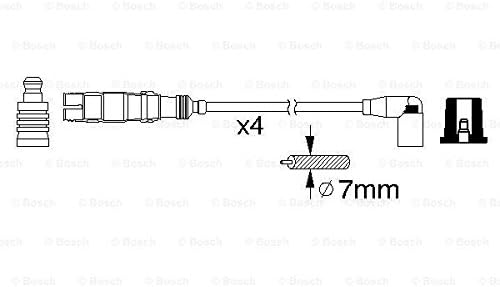 Bosch 0986356359 - Zündleitung - 1 Stück