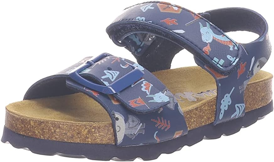 Lurchi Mädchen Onja Sandale 34 EU Navy Dino, 34 EU Navy Dino
