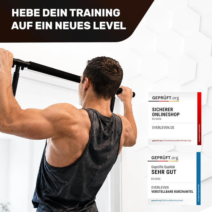 [NEU] Klimmzugstange Türrahmen ohne Schrauben Fitness Stange I Pull Klimmzugstange Tür Reckstange [7