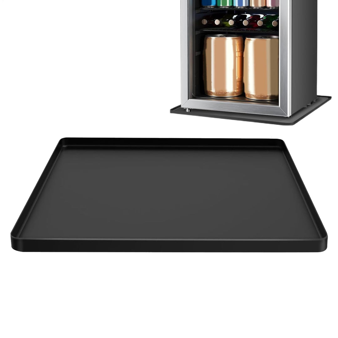 Minikühlschrank-Matte für Teppich,61x61cm Silikon Wasserdicht Auslaufsicher rutschfest - Kühlschrank