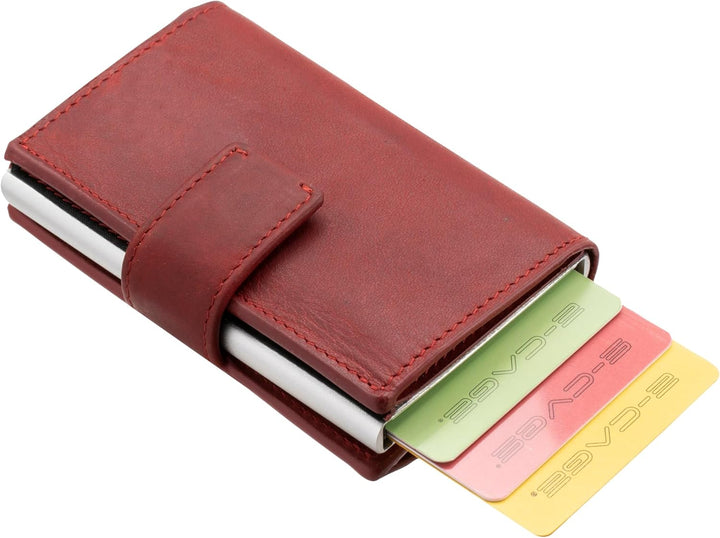 Maitre - Echtleder Kreditkartenhalter, birkenfeld c-Three Kartenhalter für bis zu 6 Karten, Unisex,