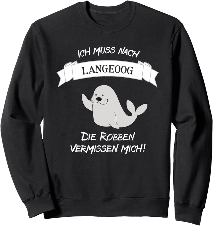Süsse Langeoog Robbe - Sweatshirt