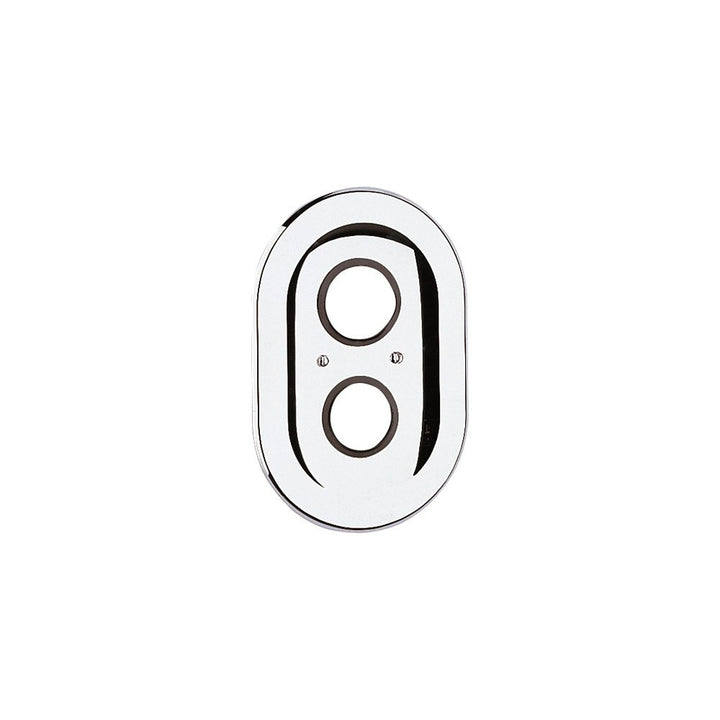 GROHE Rosette oval (Original Ersatzteil, Robust, Langlebig, Herstellergarantie: 5 Jahre), Chrom, 471