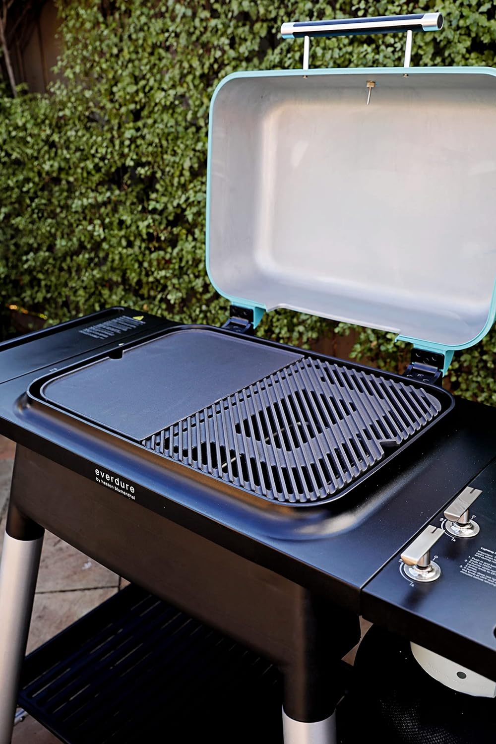 Everdure Grillplatte, Gusseisen, Silber