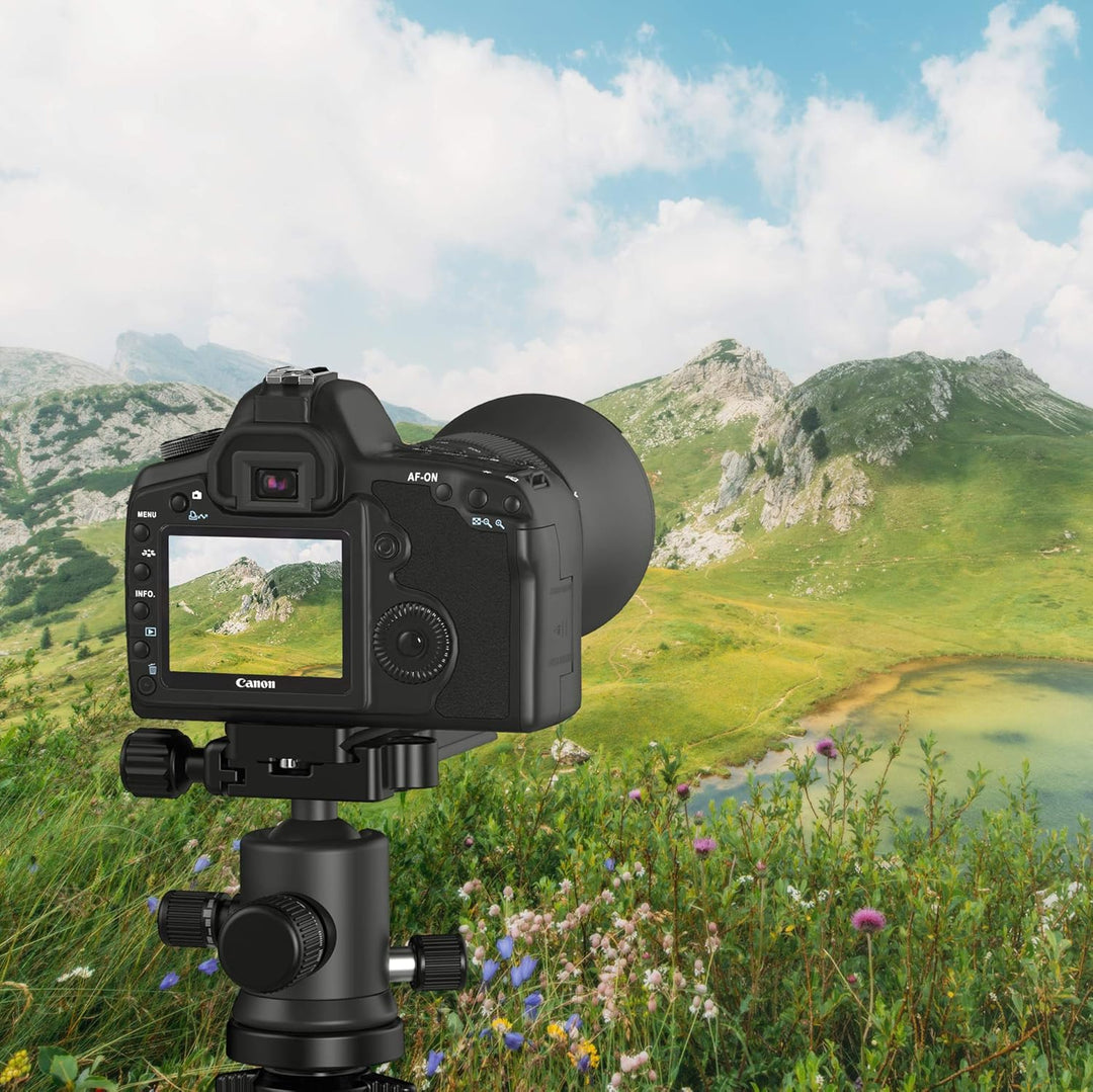 SABRENT Kamera Stativ, Flexibles Kugelkopf-Bundle leichtes Camera Tripod, Aluminium fotostativ für P