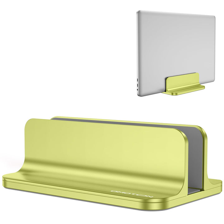 OMOTON Aluminium Vertikal Laptop Ständer, Verstellbarer Notebook Ständer, Laptop Halterung für MacBo