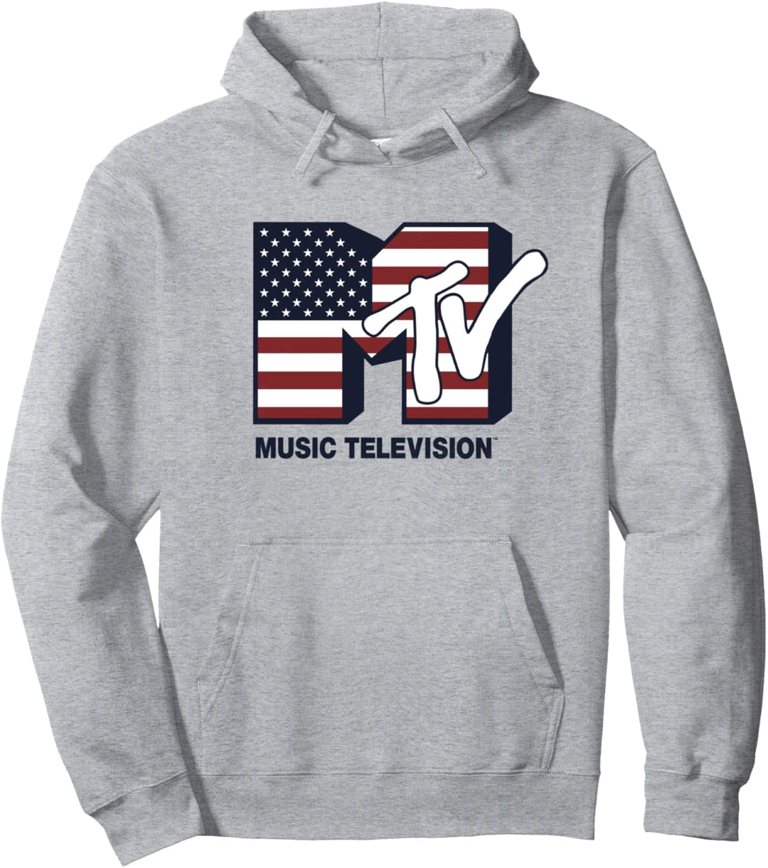 MTV American Flag V1 Pullover Hoodie