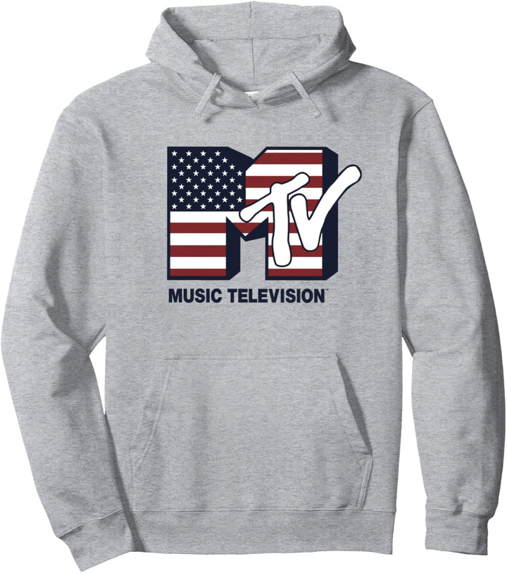 MTV American Flag V1 Pullover Hoodie