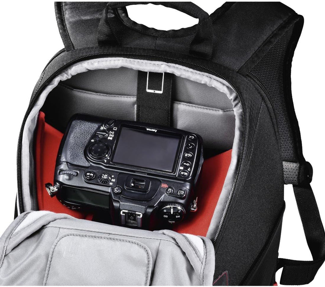 Hama Kamerarucksack für DSLR Kamera und Ausrüstung (Fotorucksack, 15 L, Schnellzugriff, Tabletfach,