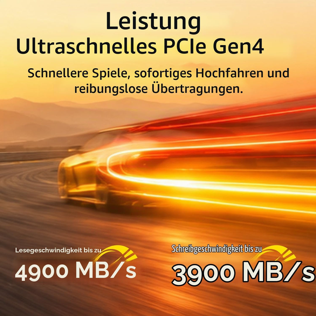 LinkMore XE400 Pro 256GB NVMe SSD M.2 2280, PCIe Gen4 x4 (PCIe 4.0) interne SSD, bis zu 3600 MB/s Le