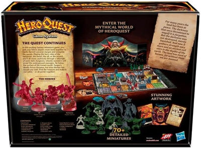 Avalon Hill HeroQuest Basisspiel Brettspiel, Dungeon Crawler Fantasie-Abenteuerspiel ab 14 Jahren, f