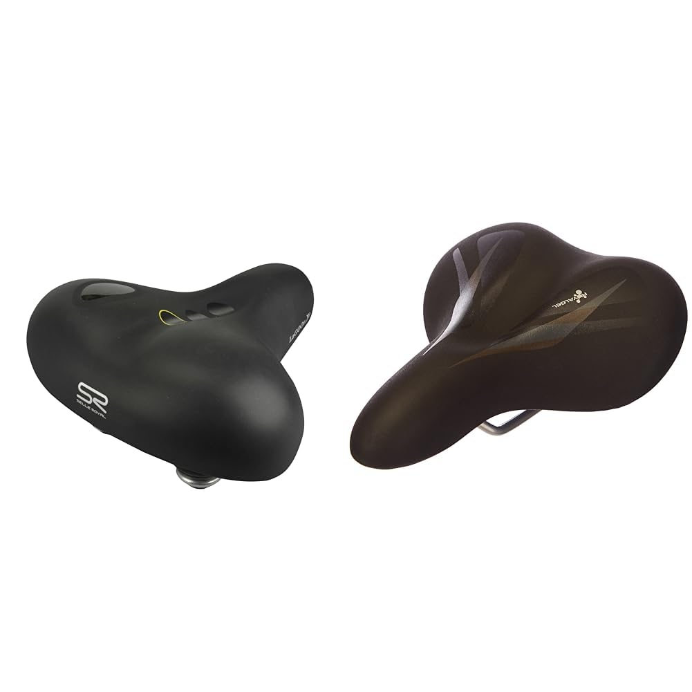 Selle Royal Erwachsene Elastomer Gel Tourensattel, schwarz, One Size