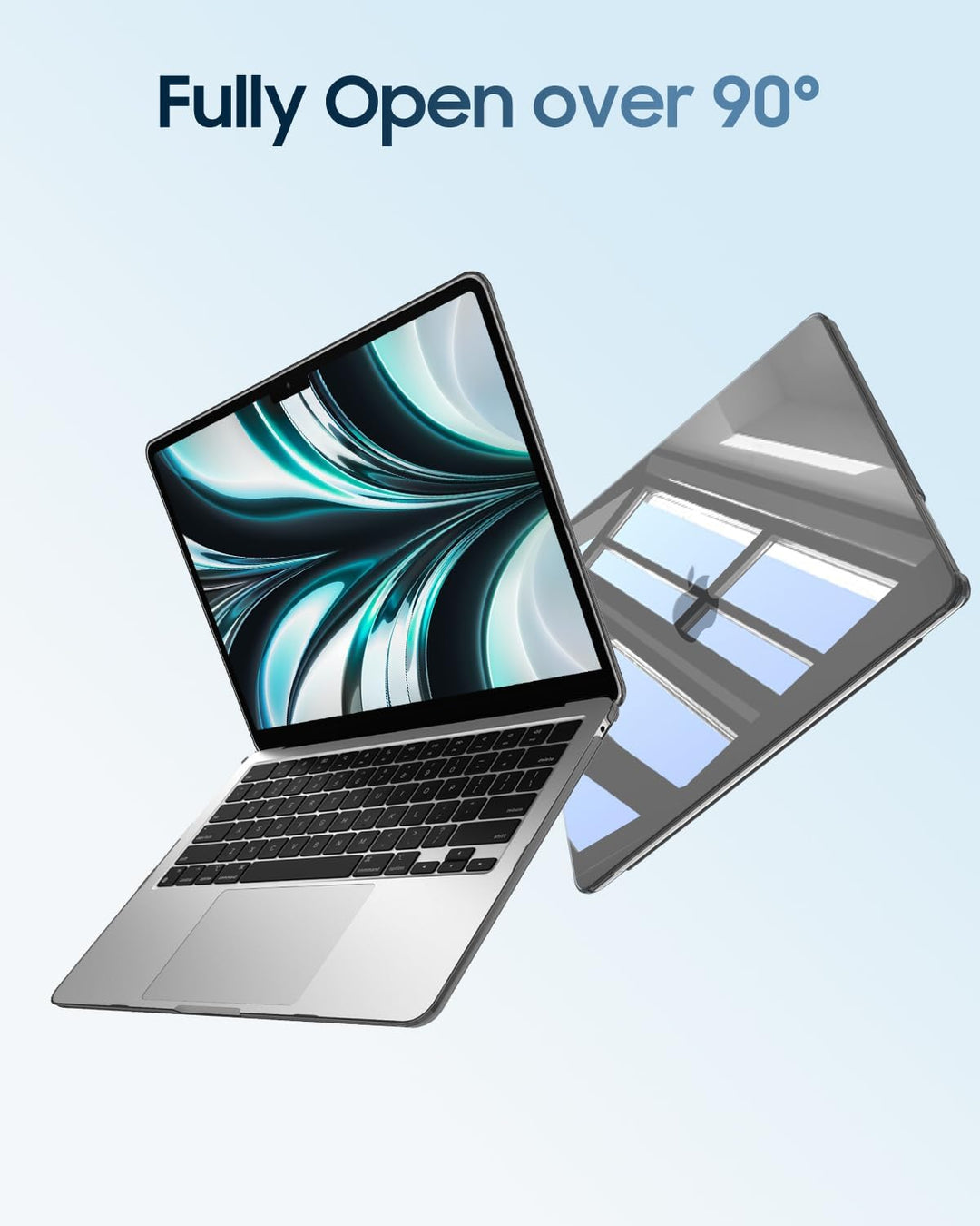 Fintie Hülle Kompatibel mit MacBook Air 13,6 Zoll M5 M4 M3 M2 (2026-2022) A3449 A3240 A3113 A2681, U