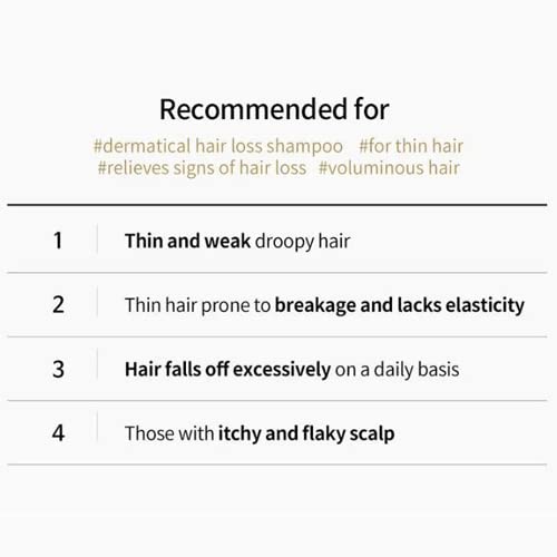 [Lador] Dermatical Hair-Loss Shampoo (Thin Hair) 530ml