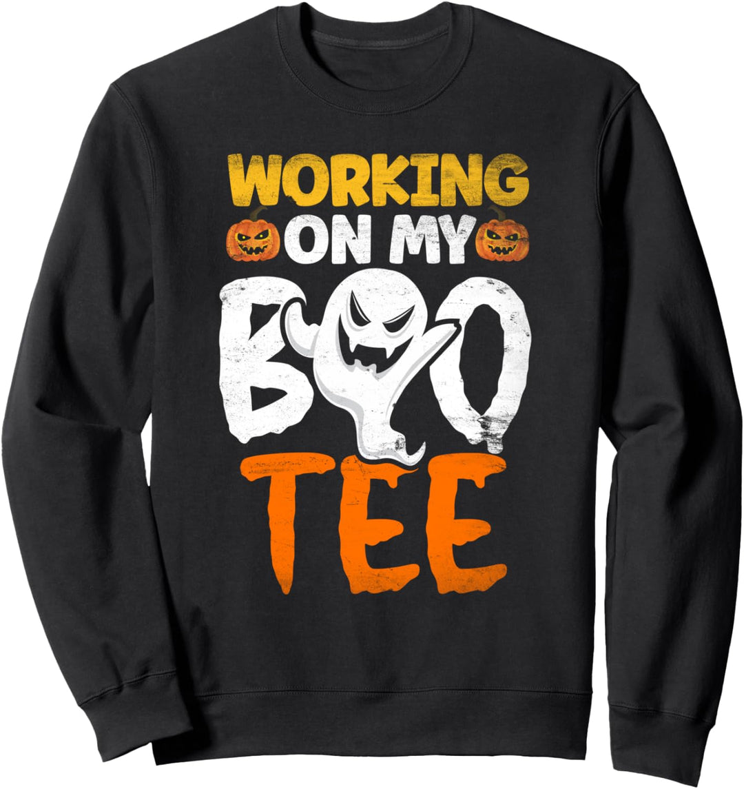 Workon My Boo Tee Halloween Workout Gewichtheben Sweatshirt