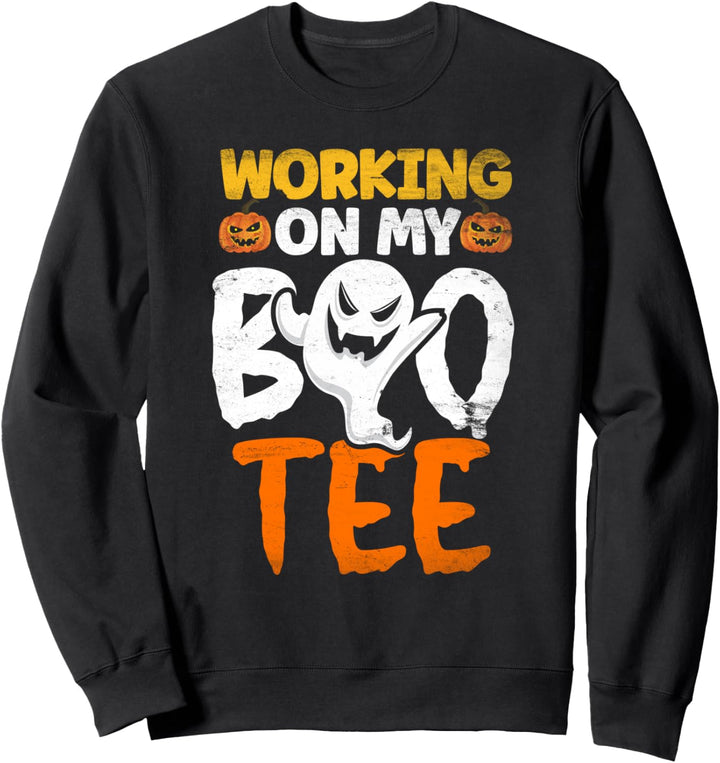 Workon My Boo Tee Halloween Workout Gewichtheben Sweatshirt