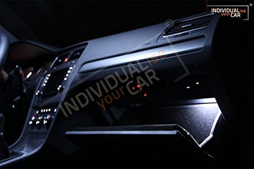 INDIVIDUALise your CAR Innenraumbeleuchtung SET für Golf 7 (Cool-White) Kaltweiss, Cool-White