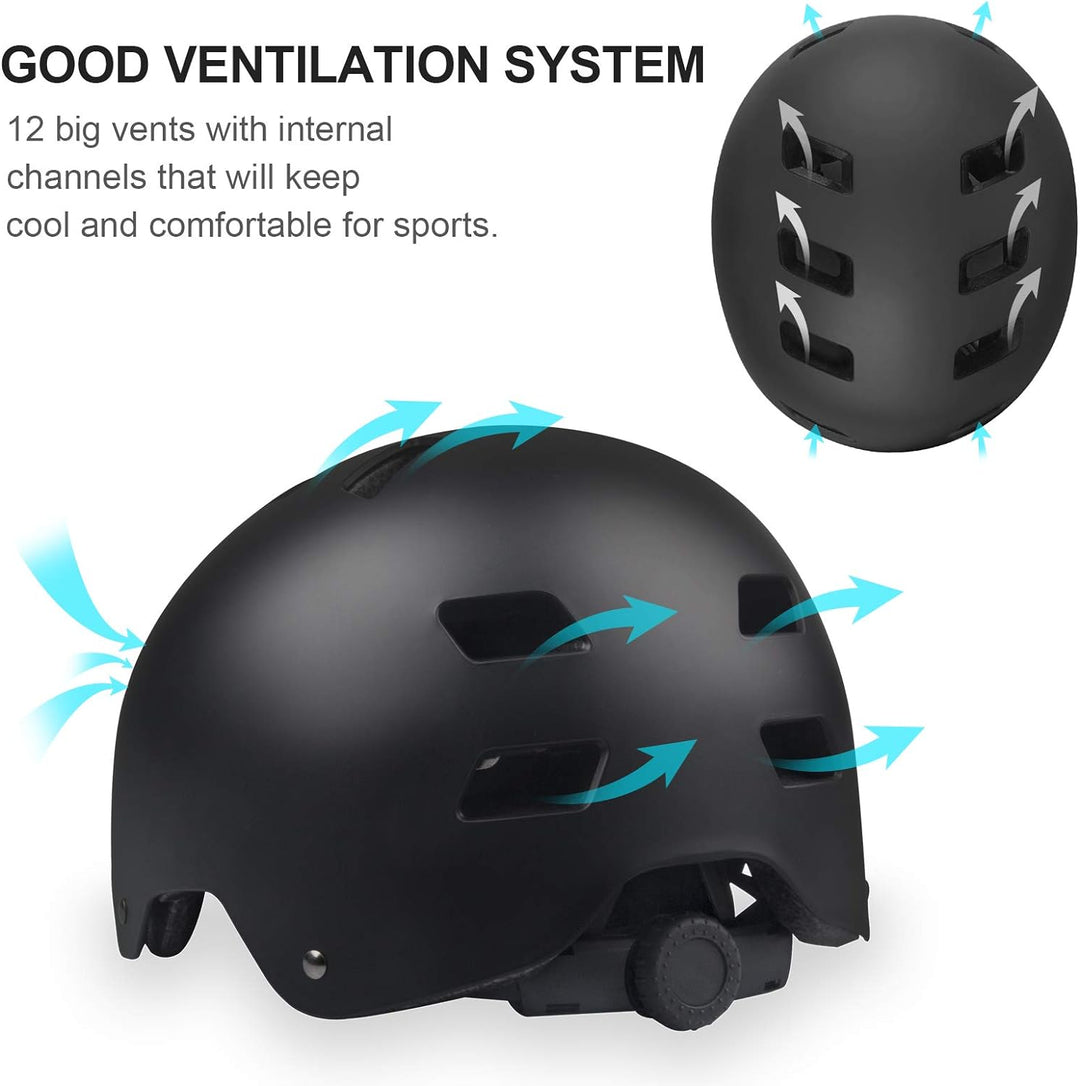 KORIMEFA Kinder Fahrradhelm Kinderhelm Radhelm Sporthelm CE-Zertifizierung für Fahrrad Skateboard Sc