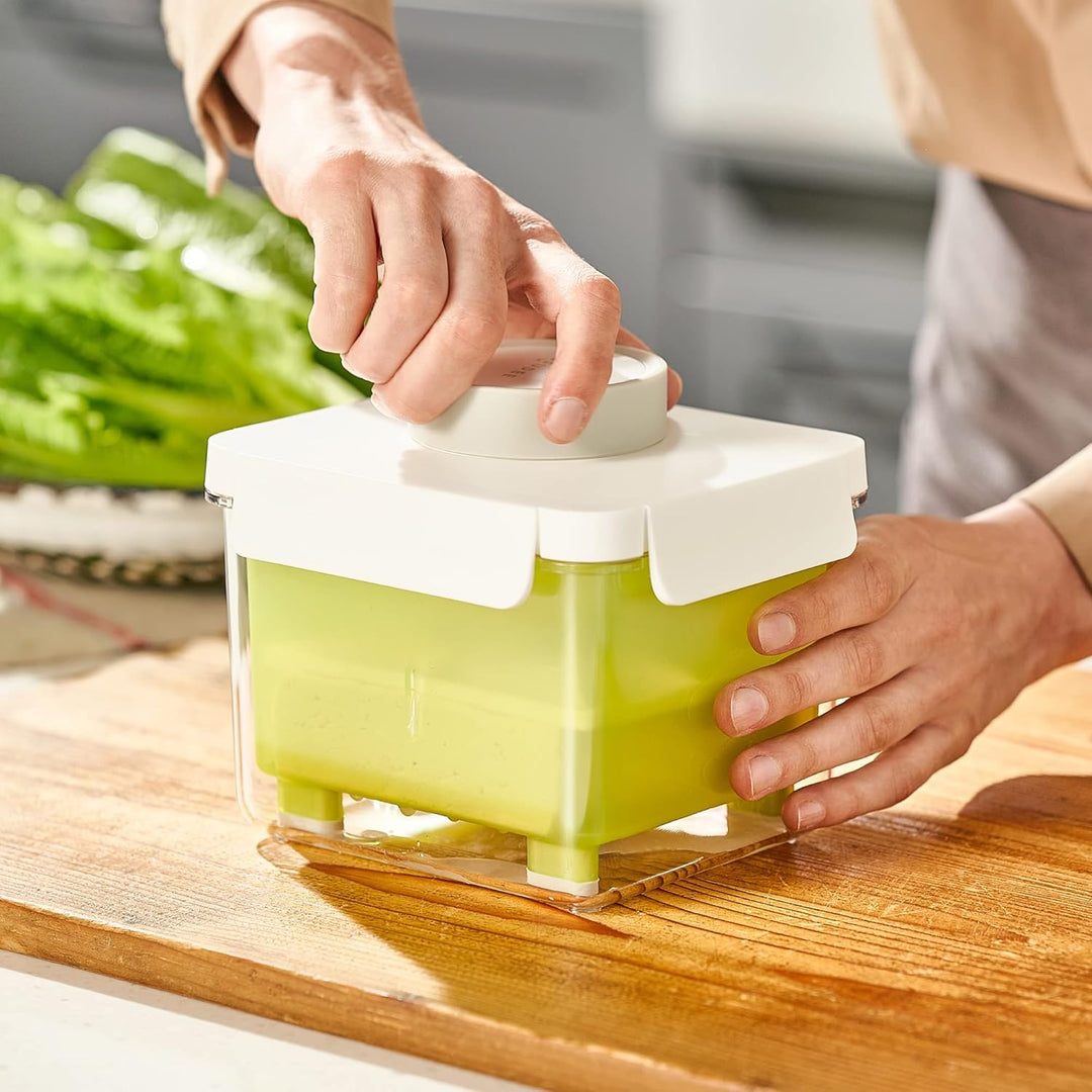 TOFUDEE Tofu Press mit automatischer IntelliSpring Patent-Verstellbarer veganer Tofu-Presser zur Bes