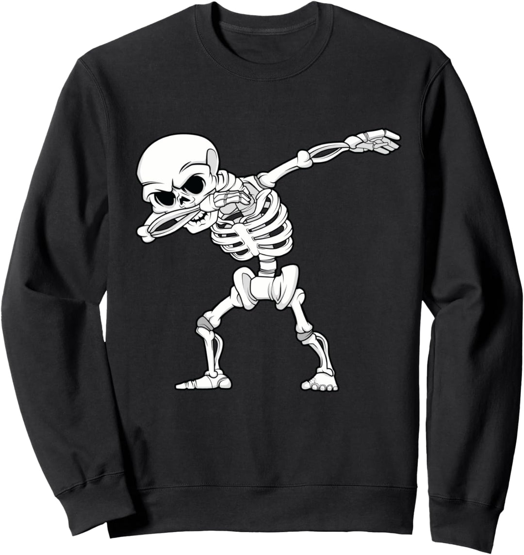 Kinder tupfen Skelettknochen Halloween tupfen Tanzkostüm Sweatshirt