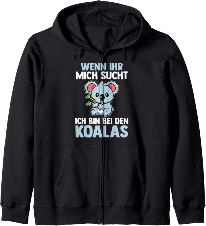 Ich bin bei den Koala Kapuzenjacke