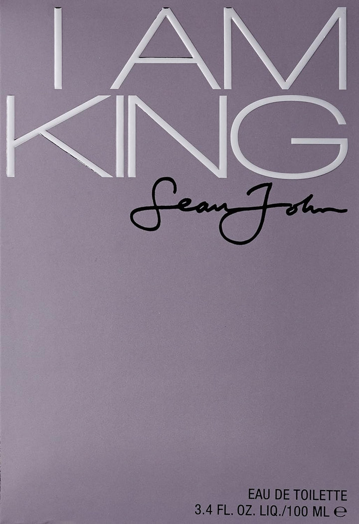 Sean John I Am King 100 ml EDT Spray, 1er Pack (1 x 100 ml) Zitrus 100 ml (1er Pack), Zitrus 100 ml