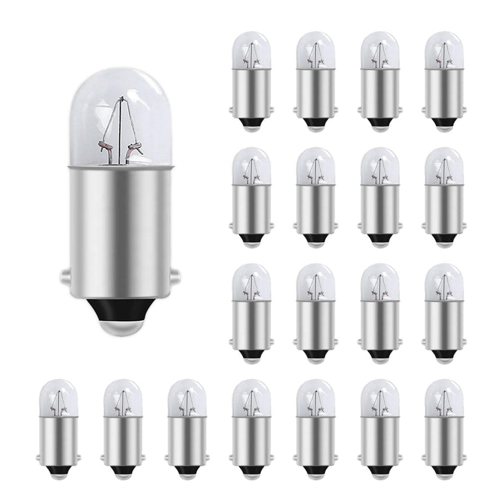 20x T4W BA9s Glühbirnen 12V 4W Metallsockel Halogen Lampen für Standlicht Kennzeichenbeleuchtung und