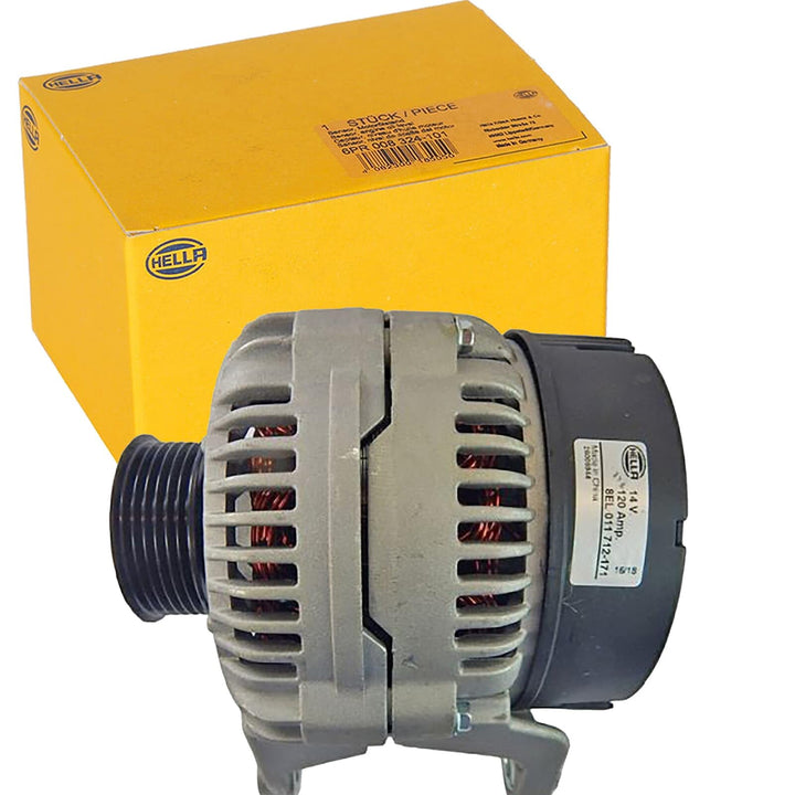 HELLA - Generator/Lichtmaschine - 14V - 120A - für u.a. Audi A6 (4B2, C5) - 8EL 011 712-171