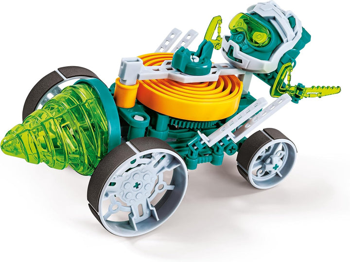 Clementoni Galileo MinerBot 3 in 1 Robotik-Set - DREI humanoide Roboter - Robotik Modellbausatz - Sp