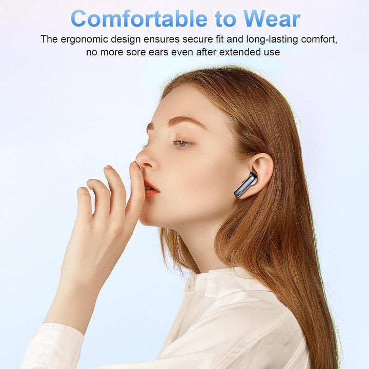 Bluetooth Kopfhörer, Kopfhörer Kabellos Bluetooth 5.4 In Ear Kopfhörer mit 4 ENC Noise Cancelling Mi