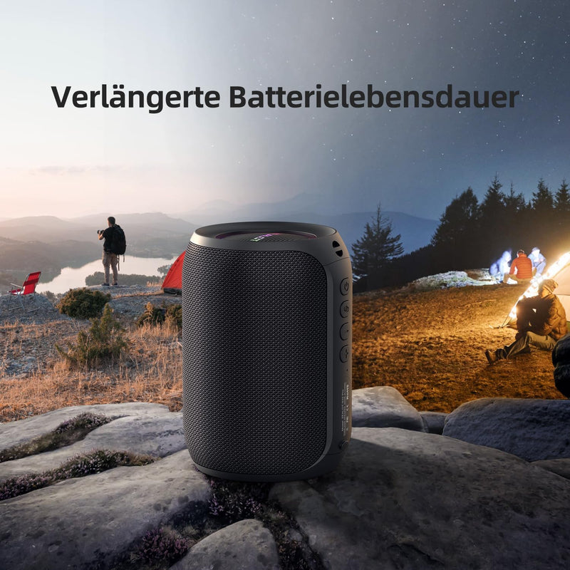 ZEALOT Bluetooth Lautsprecher,Musikbox Bluetooth mit USB/TF Karte/AUX,Bluetooth Box mit IPX5 Wasserd
