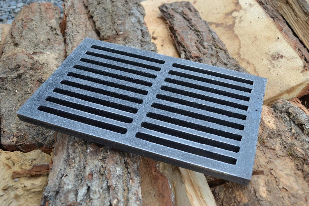 SEZAM 30 x 20 cm (29,7x19,8cm) Gussrost Ofenrost Ascherost Gussrost verschiedene Durchmesser, Kaminr