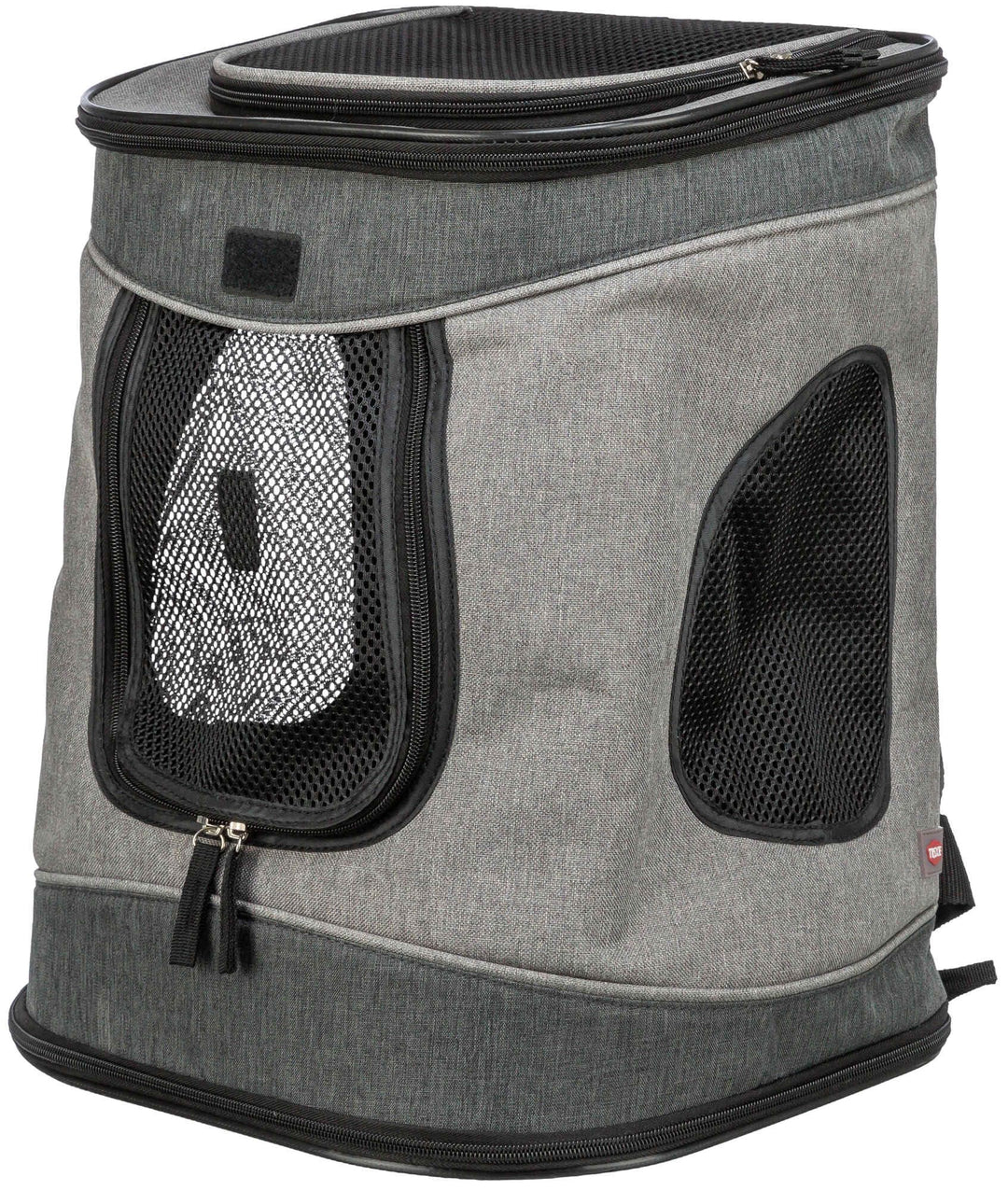 Trixie 28944 Rucksack Timon, 34 × 44 × 30 cm, schwarz/grau, 1 Stück (1er, schwarz/grau