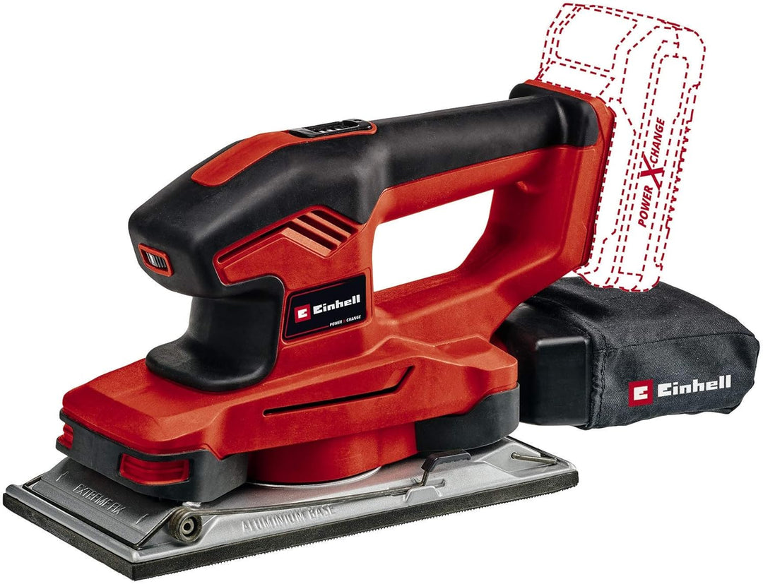 Einhell Akku-Schwingschleifer TE-OS 18/230 Li Power X-Change (Li-Ion, 18 V, 230x115 mm Schleiffläche