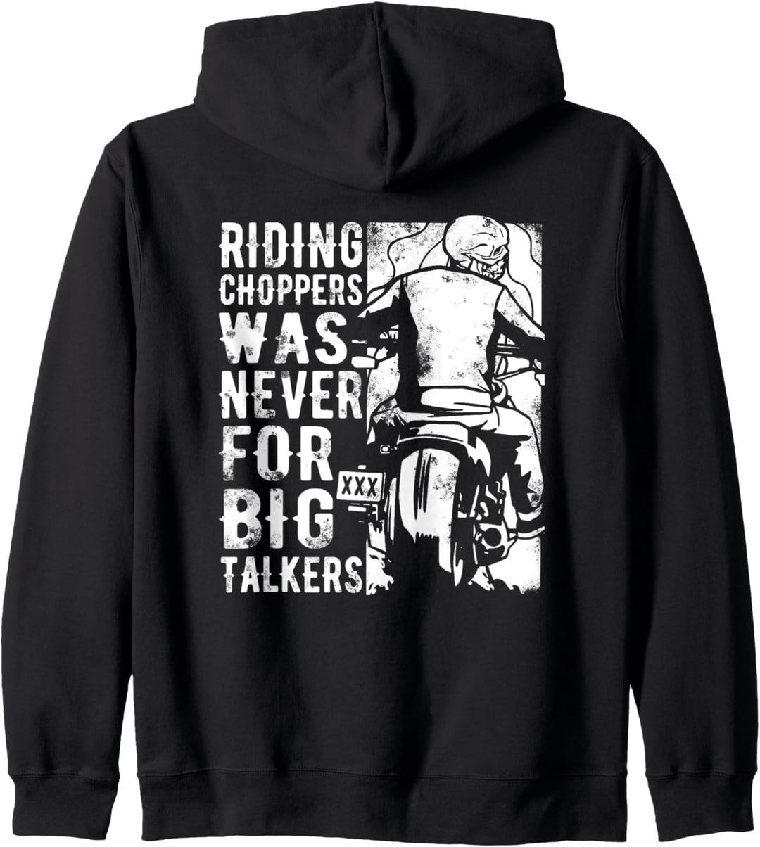 Biker Herren Damen Riding Choppers Vintage Chopper Motorrad Kapuzenjacke