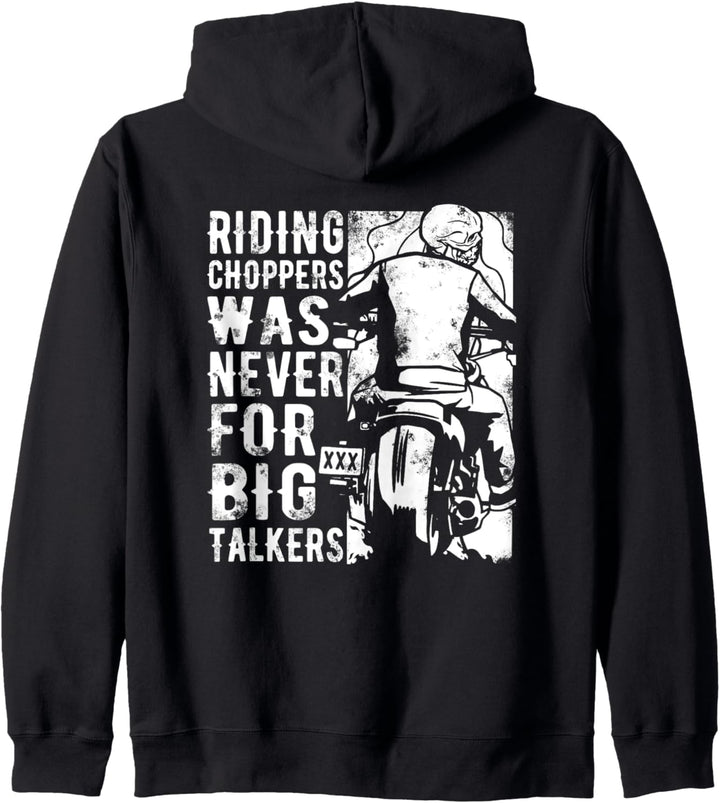 Biker Herren Damen Riding Choppers Vintage Chopper Motorrad Kapuzenjacke
