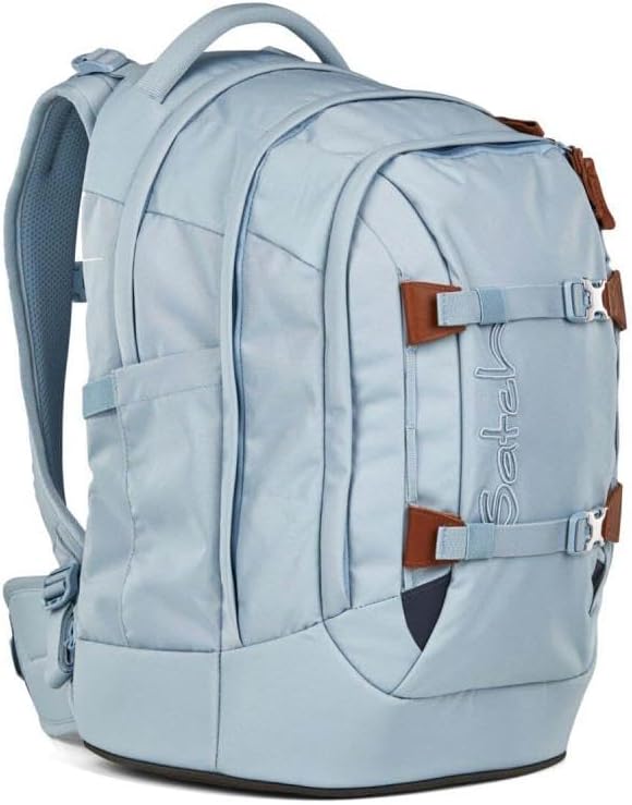 Satch pack Nordic Skandi Edition Schulrucksack Set 2tlg. inkl. Schlamperbox (Nordic Ice Blue), Nordi