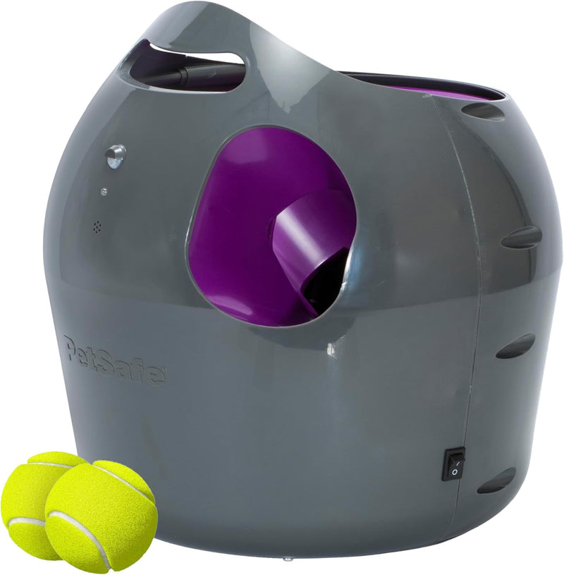 PetSafe Automatisches Hundespielzeug, interaktiver Tennisballwerfer für Hunde, wasserdicht, 1 Stück