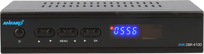 ANKARO DSR 4100 Plus HD HDTV digitaler Satelliten-Receiver (HDTV, DVB-S/S2, SAT, HDMI, SCART, 1x USB