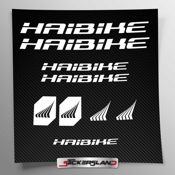 Aufkleber-Set kompatibel mit Rahmen MTB Mountainbike und Helm | Decals Aufkleber für Fahrrad Schrift
