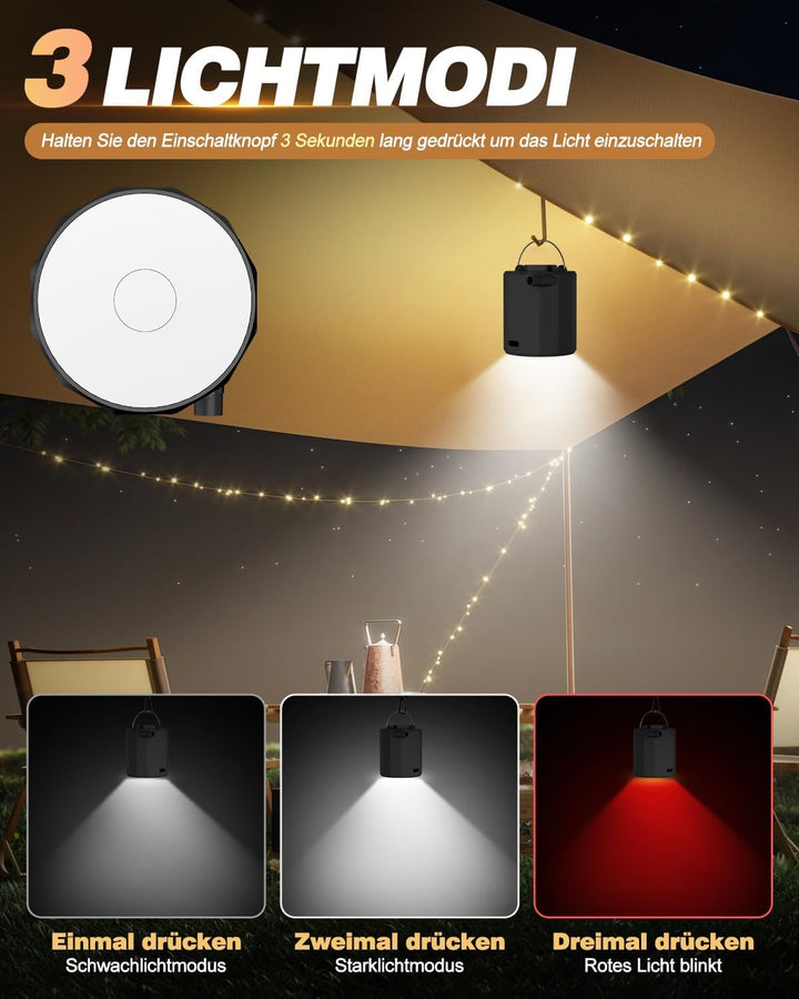Mini elektrische luftpumpe, 5000Pa 1600mAh Akku-Luftpumpe mit 5 Luftdüsen &amp; LED-Licht, 180 L/min Inf