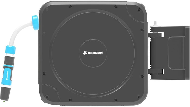 CELLFAST Schautrommel Set Automatisch Schlauchaufroller Mit Wandhalterung Wandschlauchhalter Anschlu