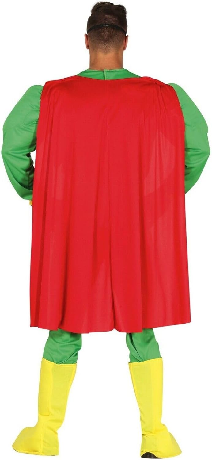 shoperama Herren-Kostüm Marihuana Hanf Superheld mit Muskeln Superhero Erwachsene JGA Karneval Jungg