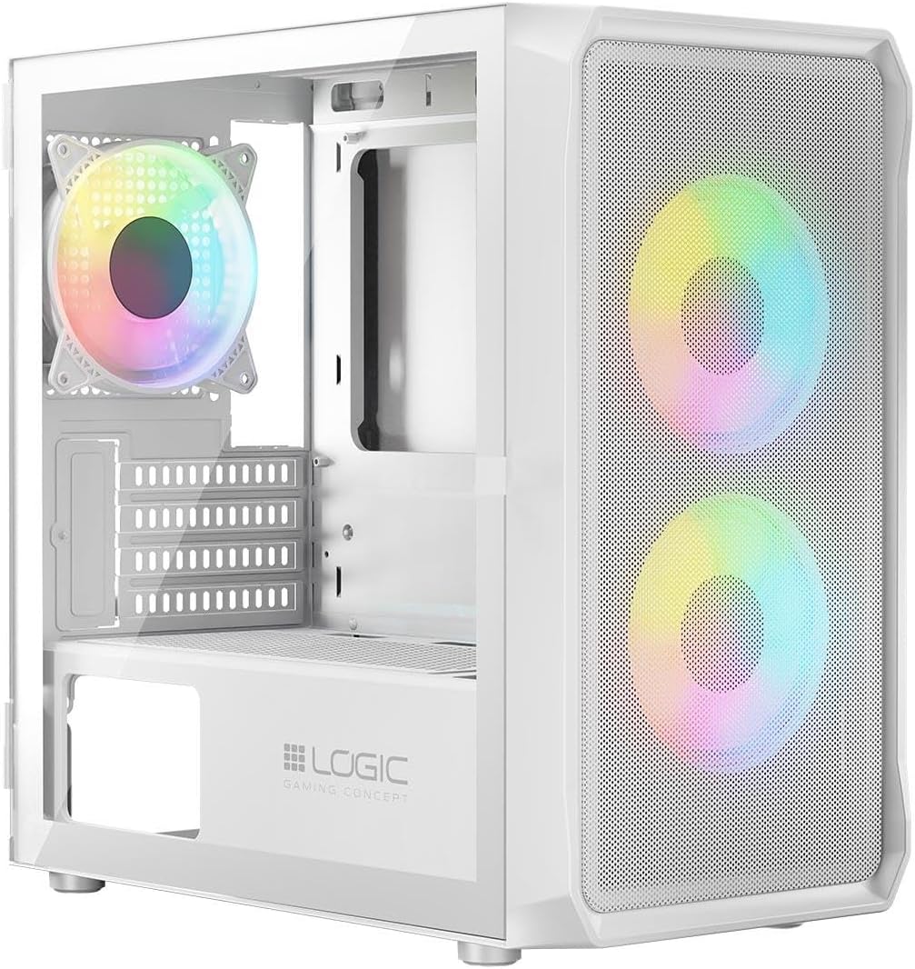 Logic Portos ARGB Mini USB 3.0 Case White