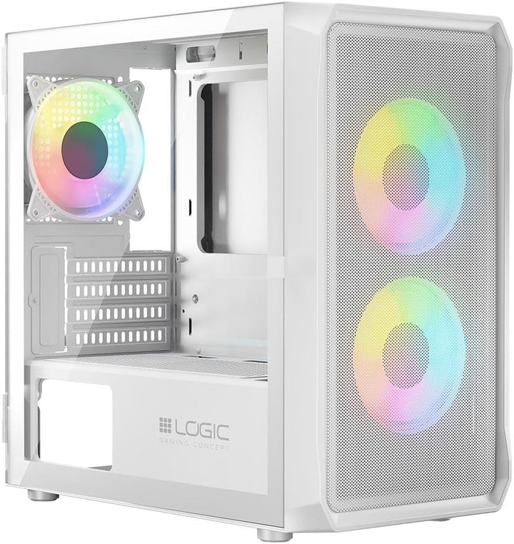 Logic Portos ARGB Mini USB 3.0 Case White