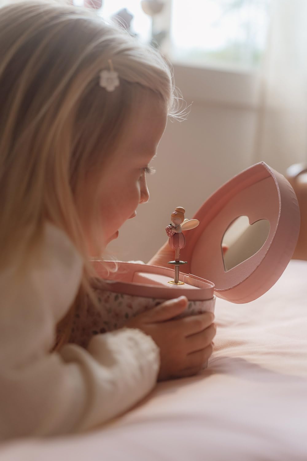 Little Dutch Schmuckkästchen Schmuckschatulle mit Musik in Herz-Form und drehender Ballerina - Fairy