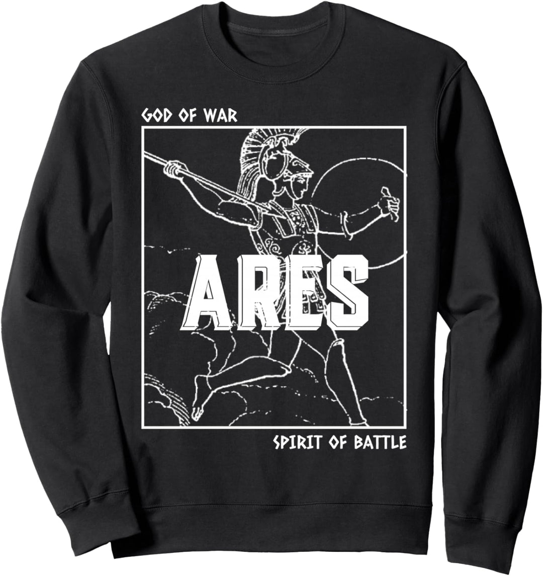 Greek Mythology Ares God Warrior War Spirit of Battle Sweatshirt